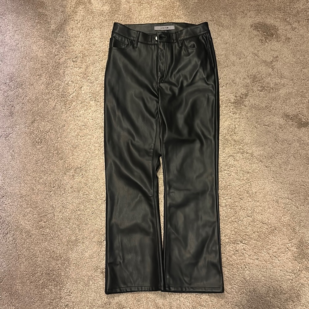 NWOT Joes vegan leather pants 26
